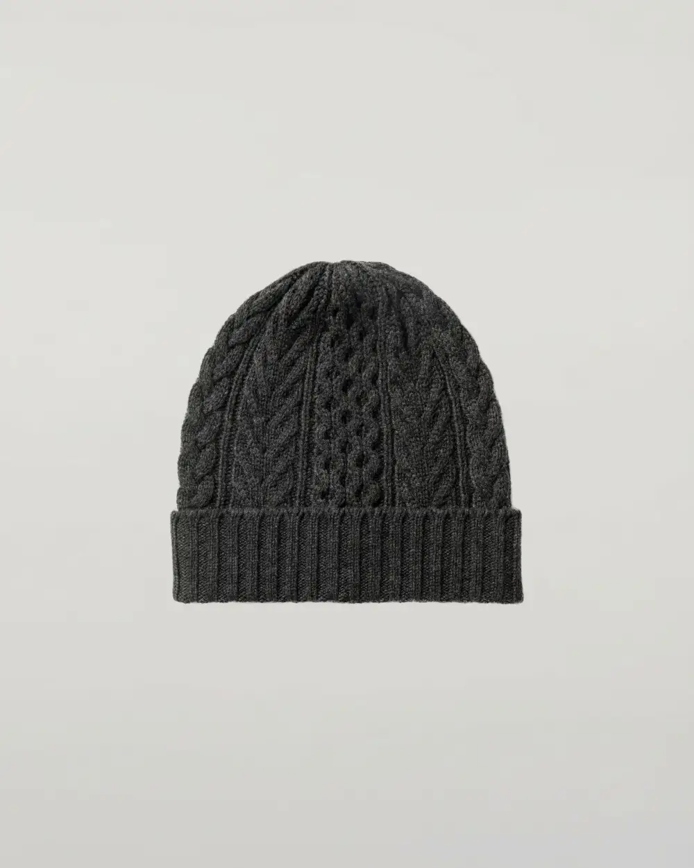 Women's Sculpted Cable Cashmere Beanie