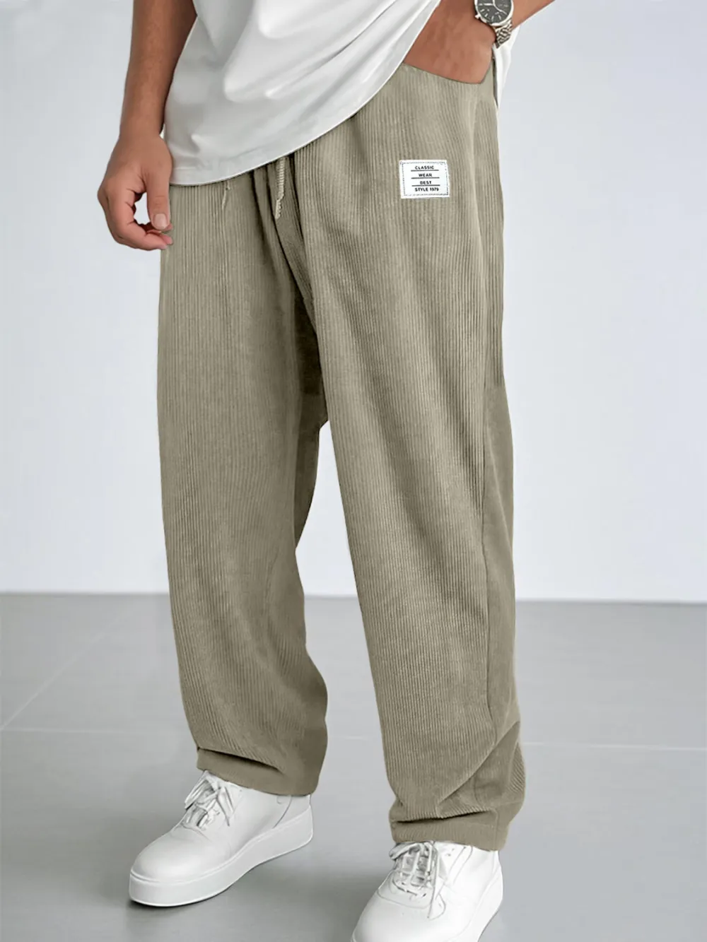 Corduroy Pull On Trousers