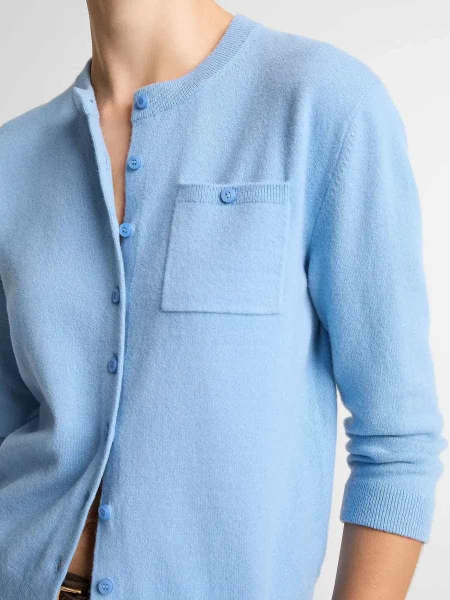 Casual Round Neck Button Cardigan