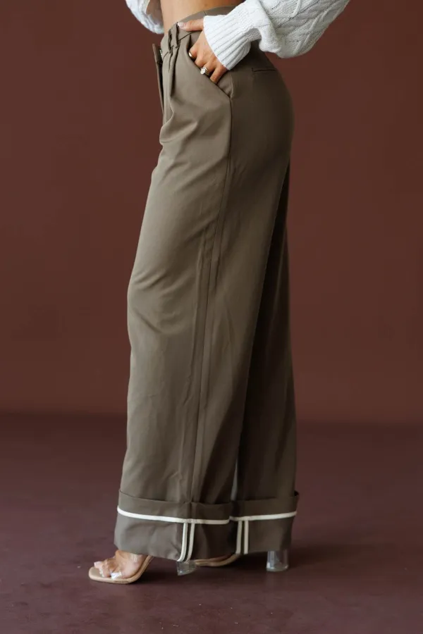 Women's Cuffed Trousers