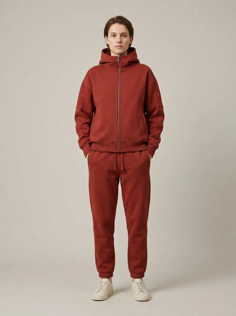 Unisex Sport Ready Jogger Zip-Up Hoodie Jogger Set