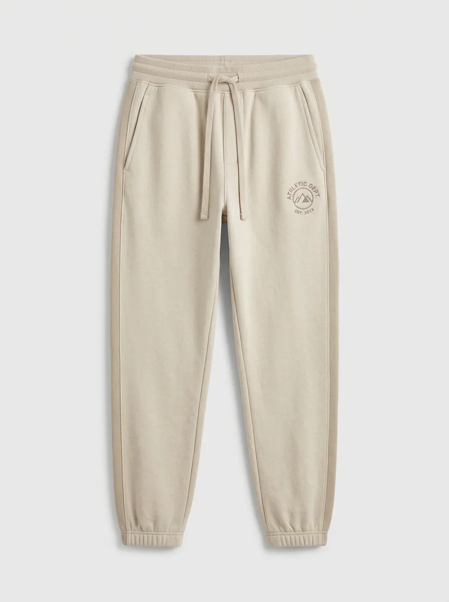 Functional Mountain Graphic Athletic Style Men's Sweatpants
