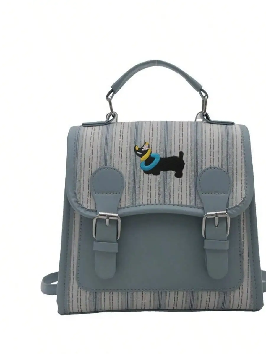 Vintage-Inspired Genuine Leather Square Handbag – Soft Ruched Texture & Top Handle