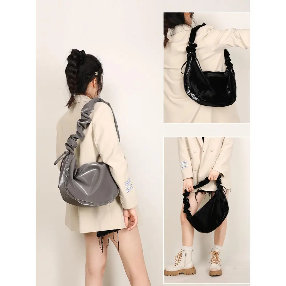 Soft Leather Hobo Bag