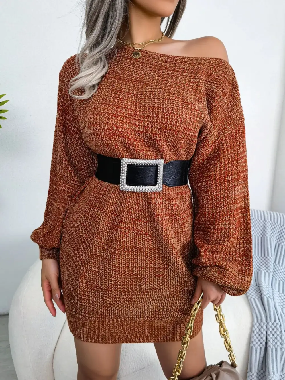 Multi Sweater Dress