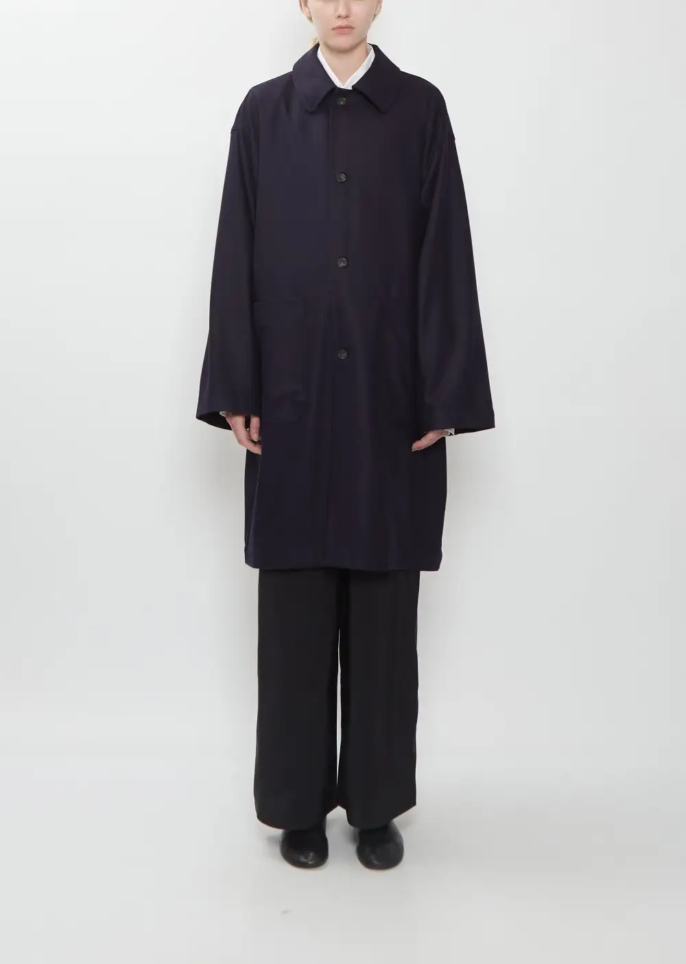 Women's Modern Rounded Longline Coat