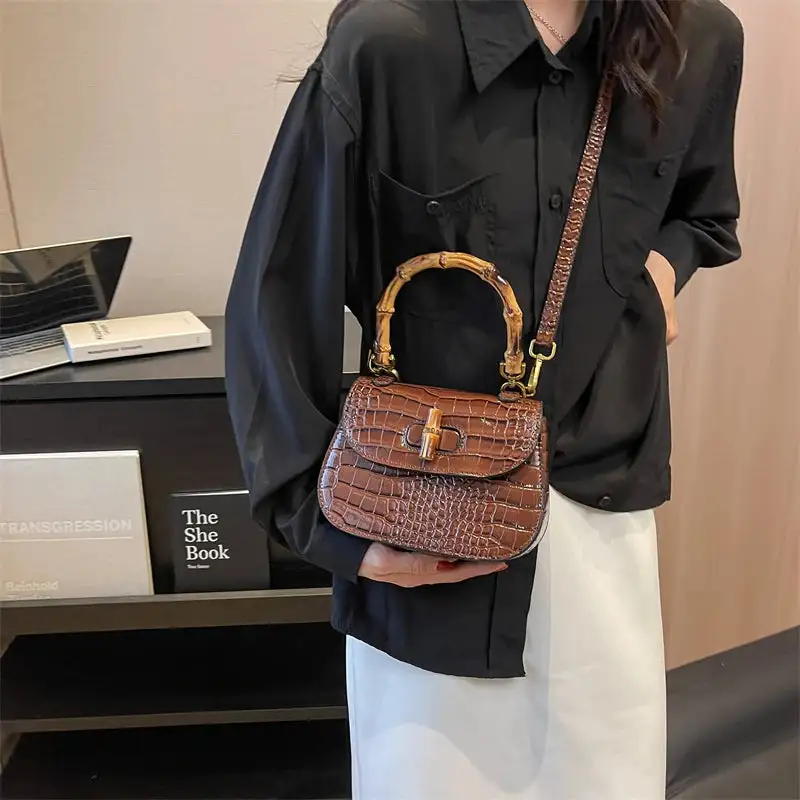 Minimal Soft Zip-Top Crossbody Bag