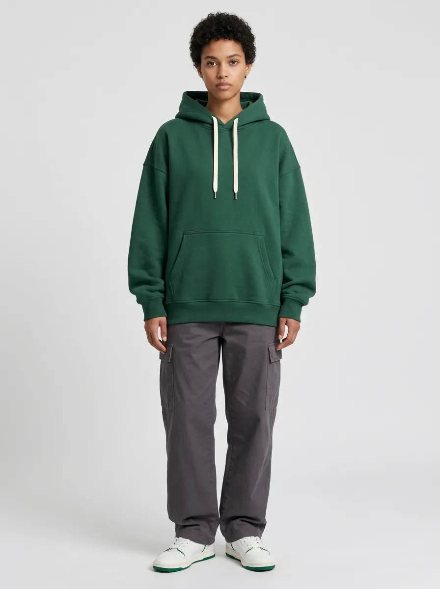 Unisex Plain Modern Casual Leisure Hoodie