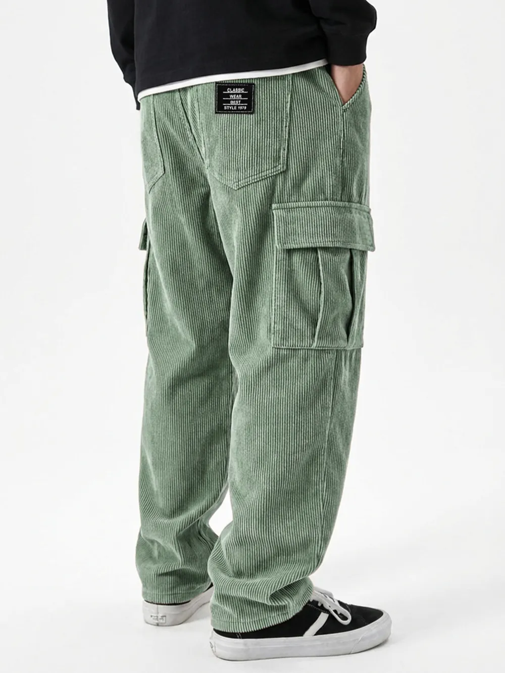 Soft Touch Corduroy Utility Pocket Pants