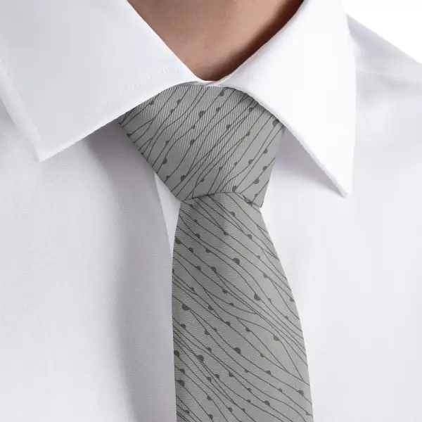 Refined Reef Pattern Necktie