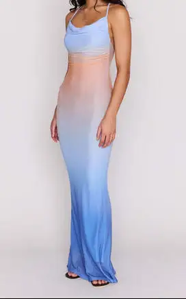 Mesh Maxi Easy Fit Dress
