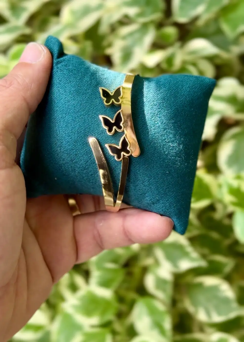 Flutter Trio Butterfly Cuff Bangle