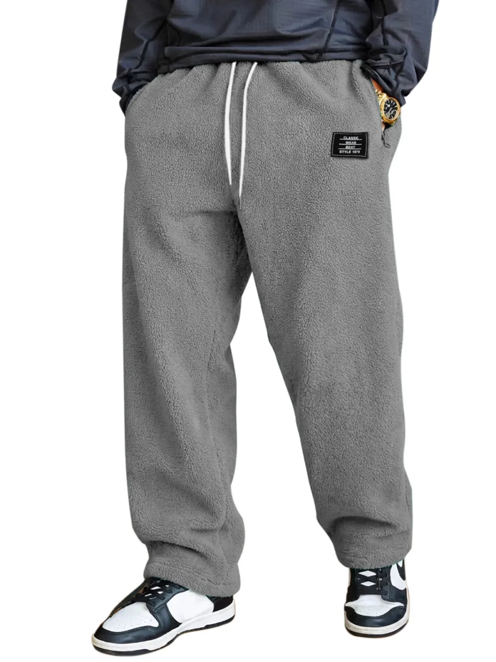 Straight Leg Relaxed Trousers