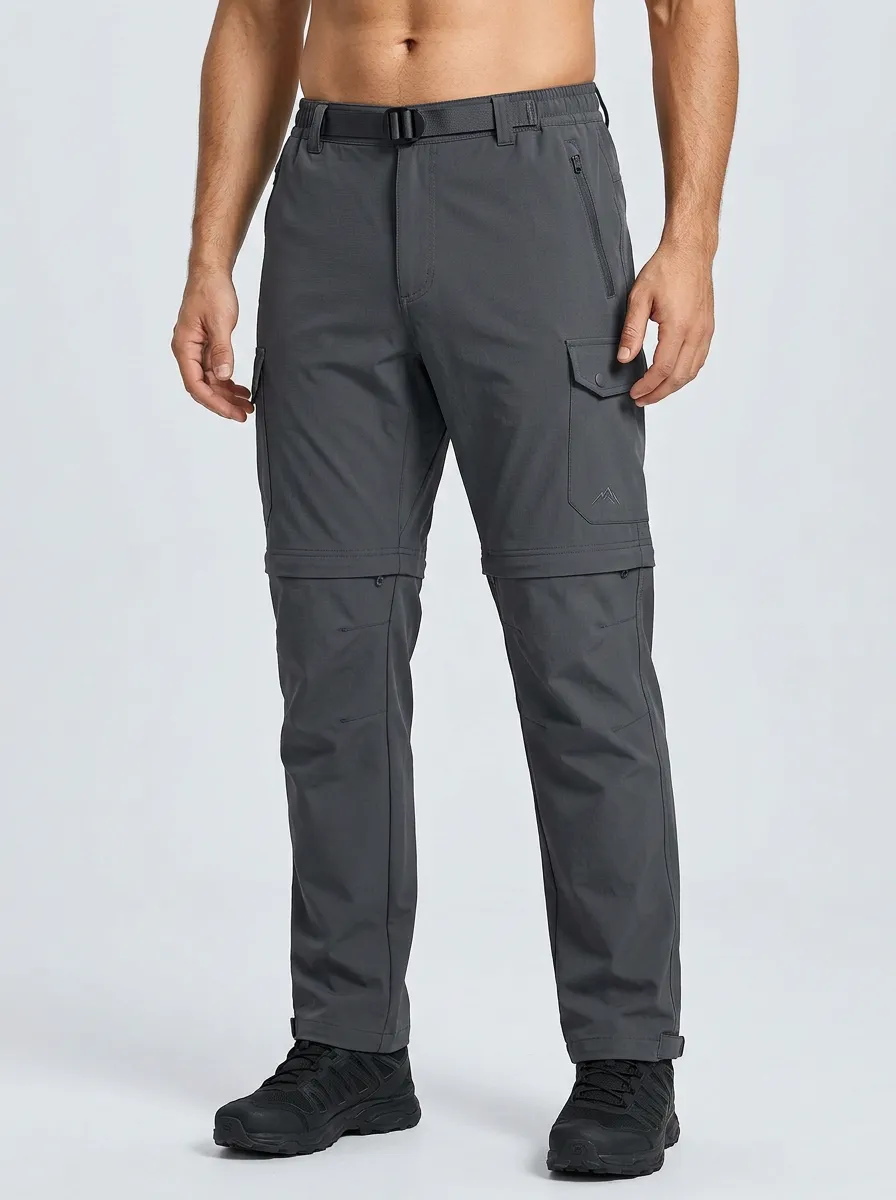 Men's Trail Active Waterproof Zip-Off Tactical Cargo Pants