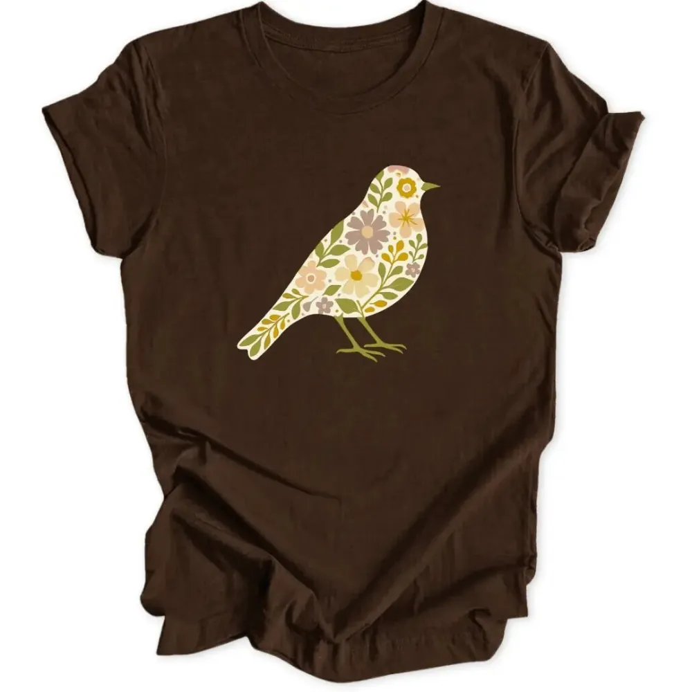 Botanical Bird Unisex T-Shirt