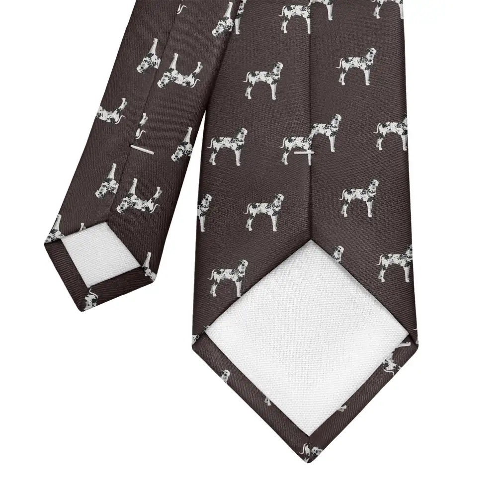 Great Dane Dog Pattern Necktie