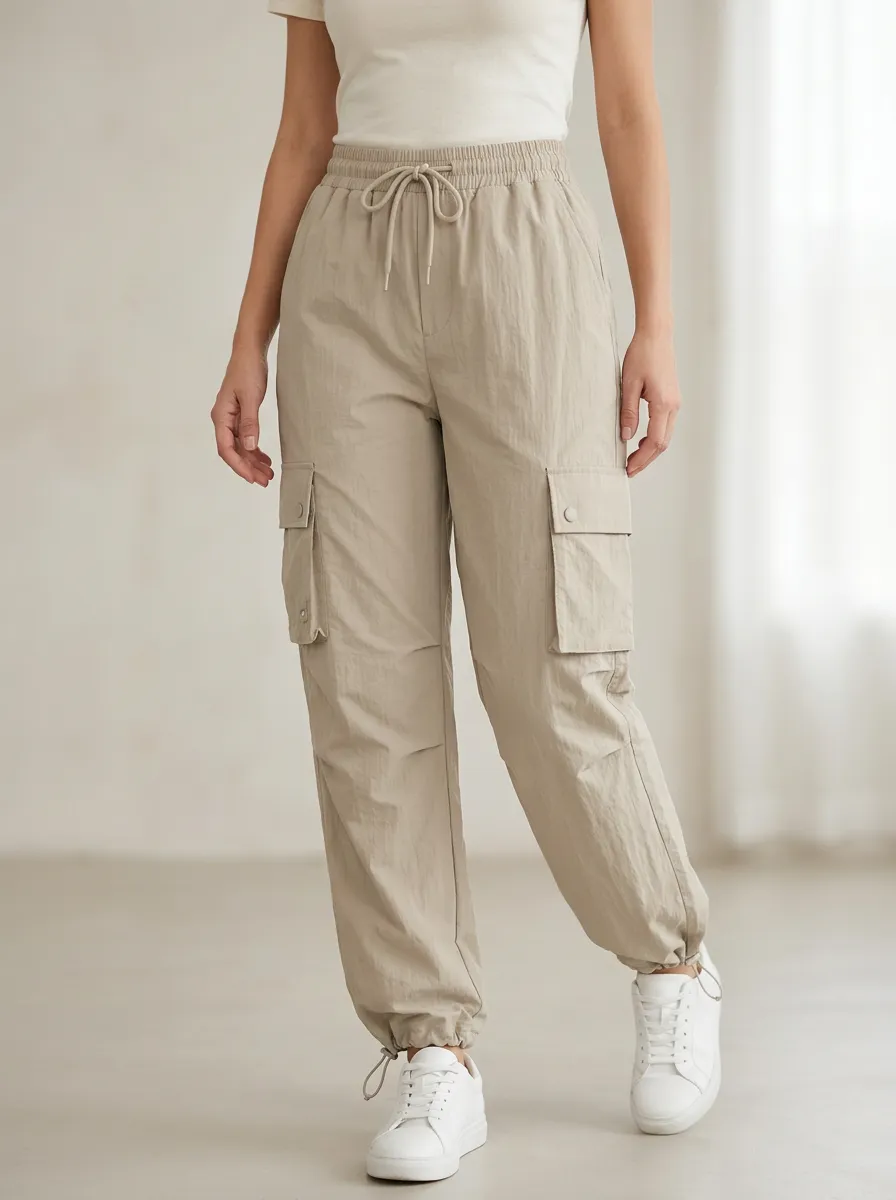 Drawstring Breathable Casual Breathable Cargo Pants