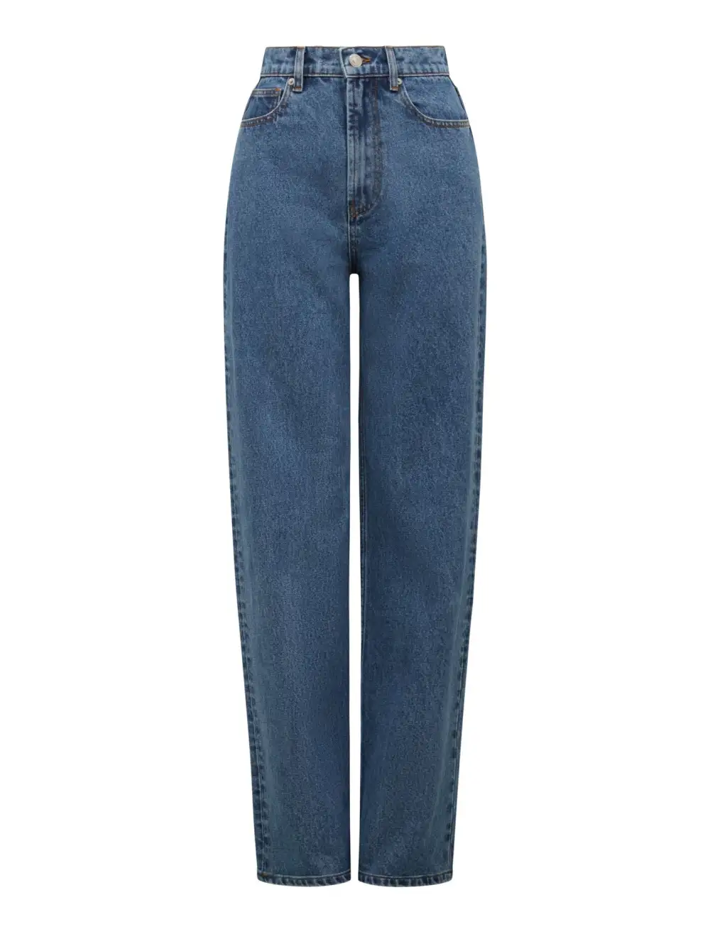 Light Wash Straight Leg Jeans