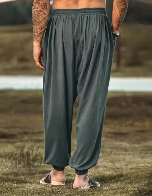 Loose Fit Linen Pants