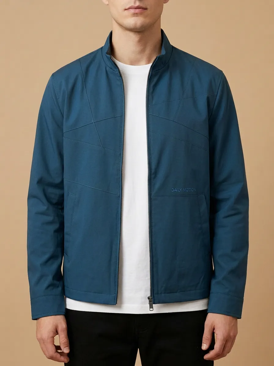 Motion Geometric Paneled Jacket