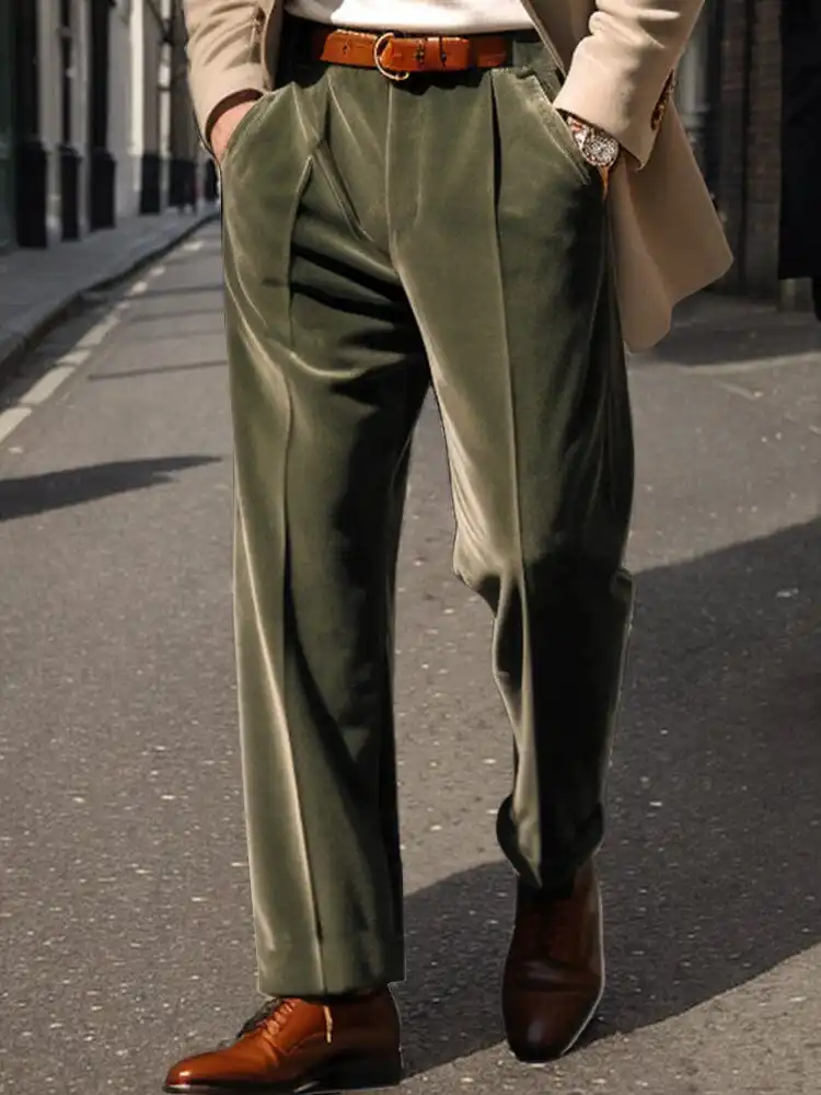 Velvet Suit Trousers