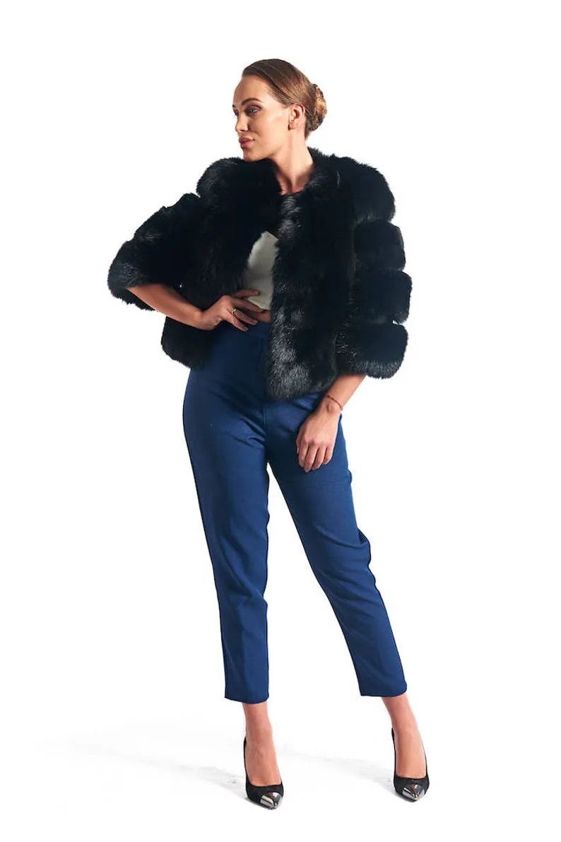 Black Fox Fur Coat Women’s