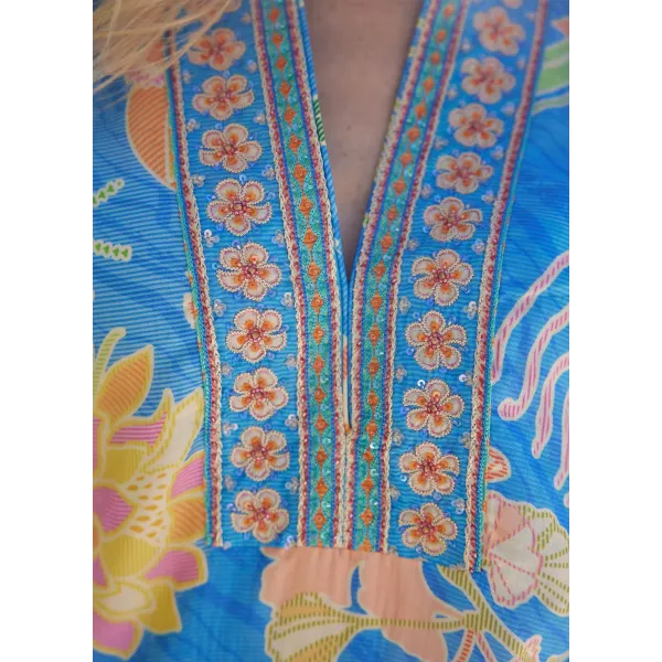 Relaxed Floral Casual Dress