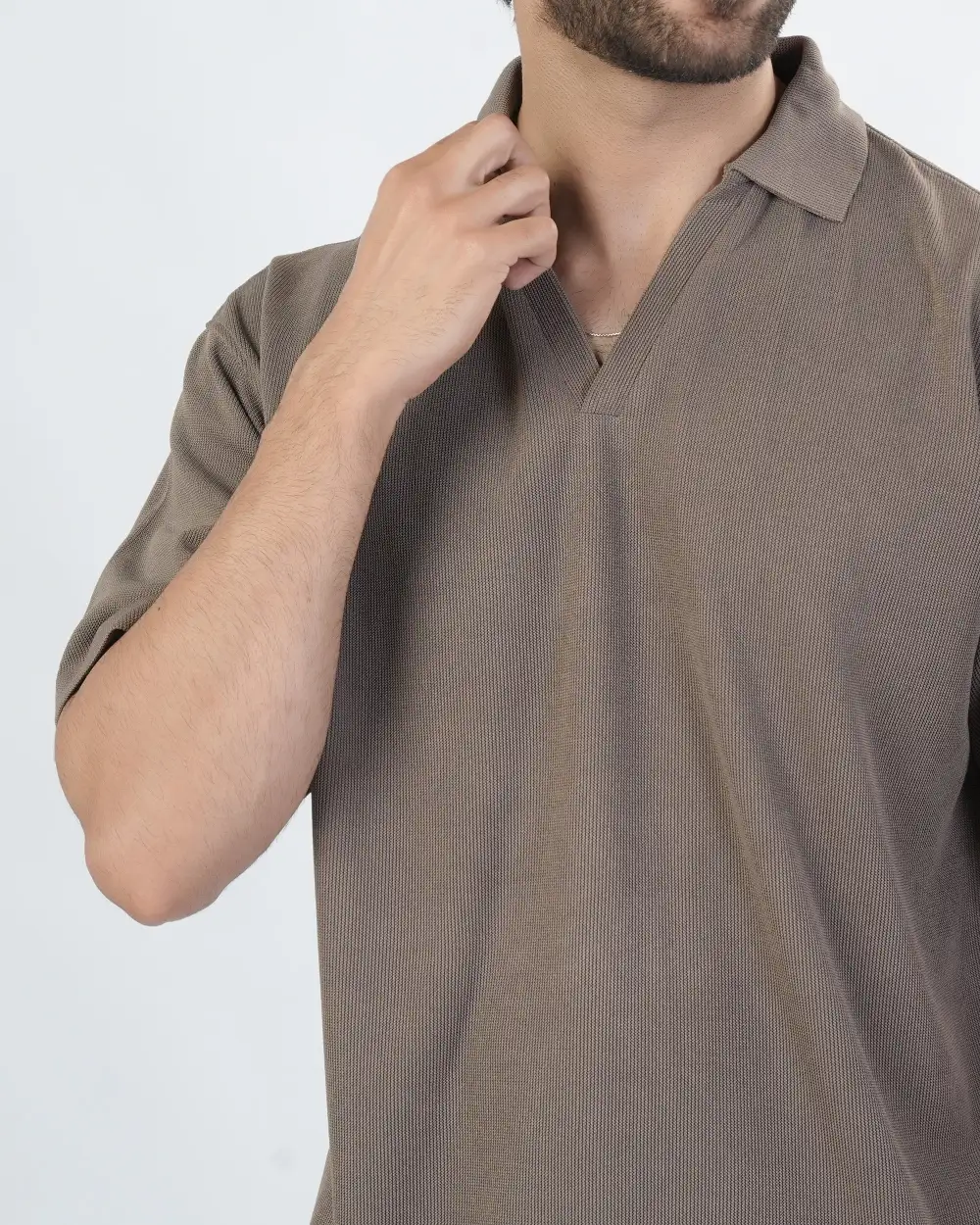 Men's Clean Breathable Polo Collar T-Shirt