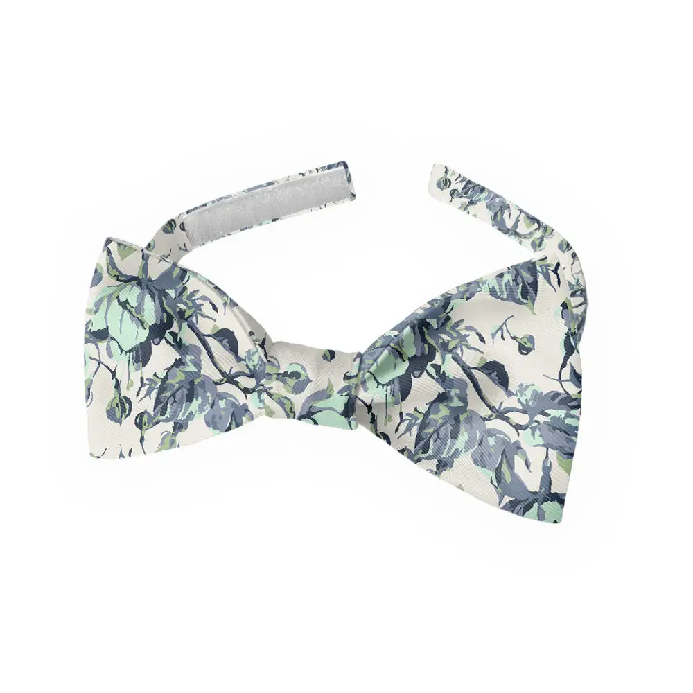 Abstract Floral Motif Bow Tie