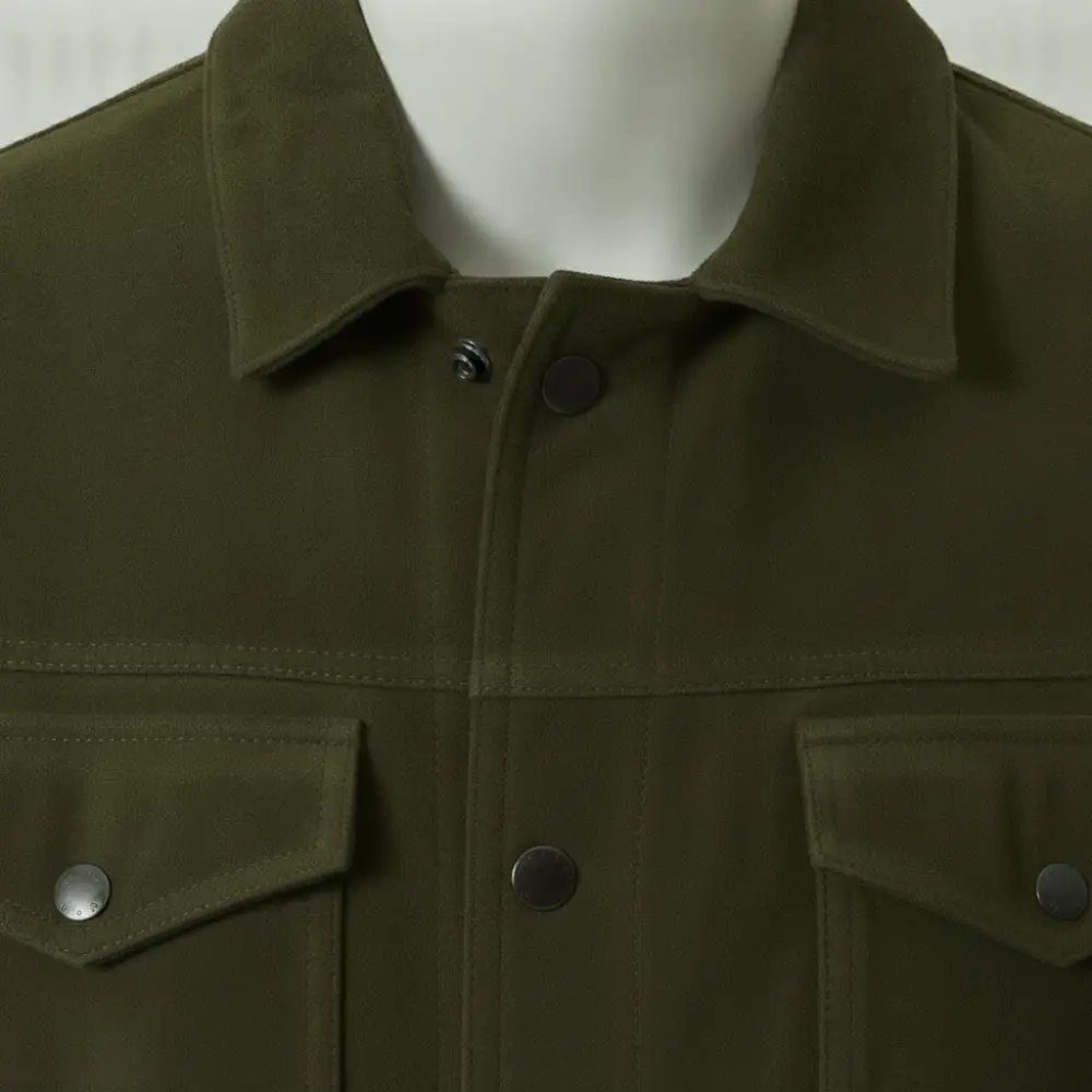 Refined Suede Trucker Jacket