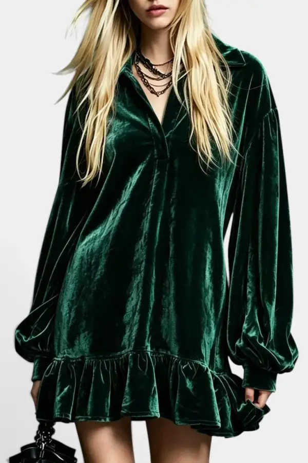 Velvet Mini Dress