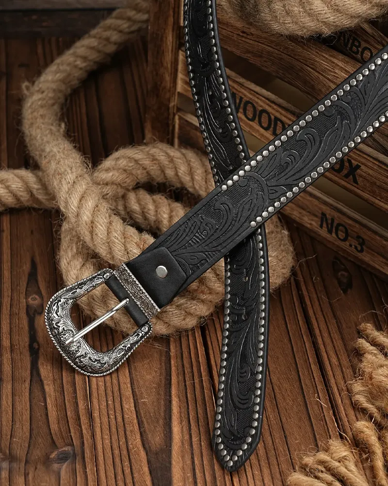 Classic Studded Women's Belt