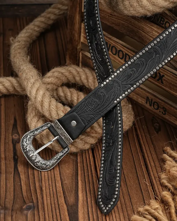 Classic Studded Women's Belt