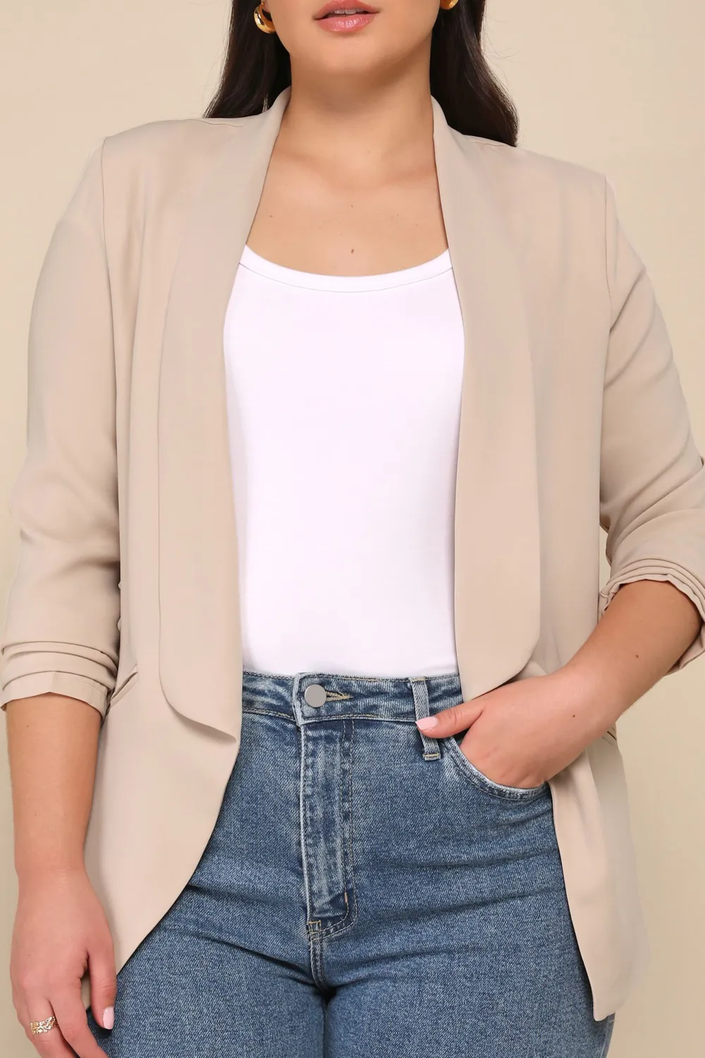 Casual Style Lightweight Blazer
