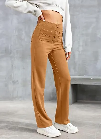 High Waist Everyday Casual Pants