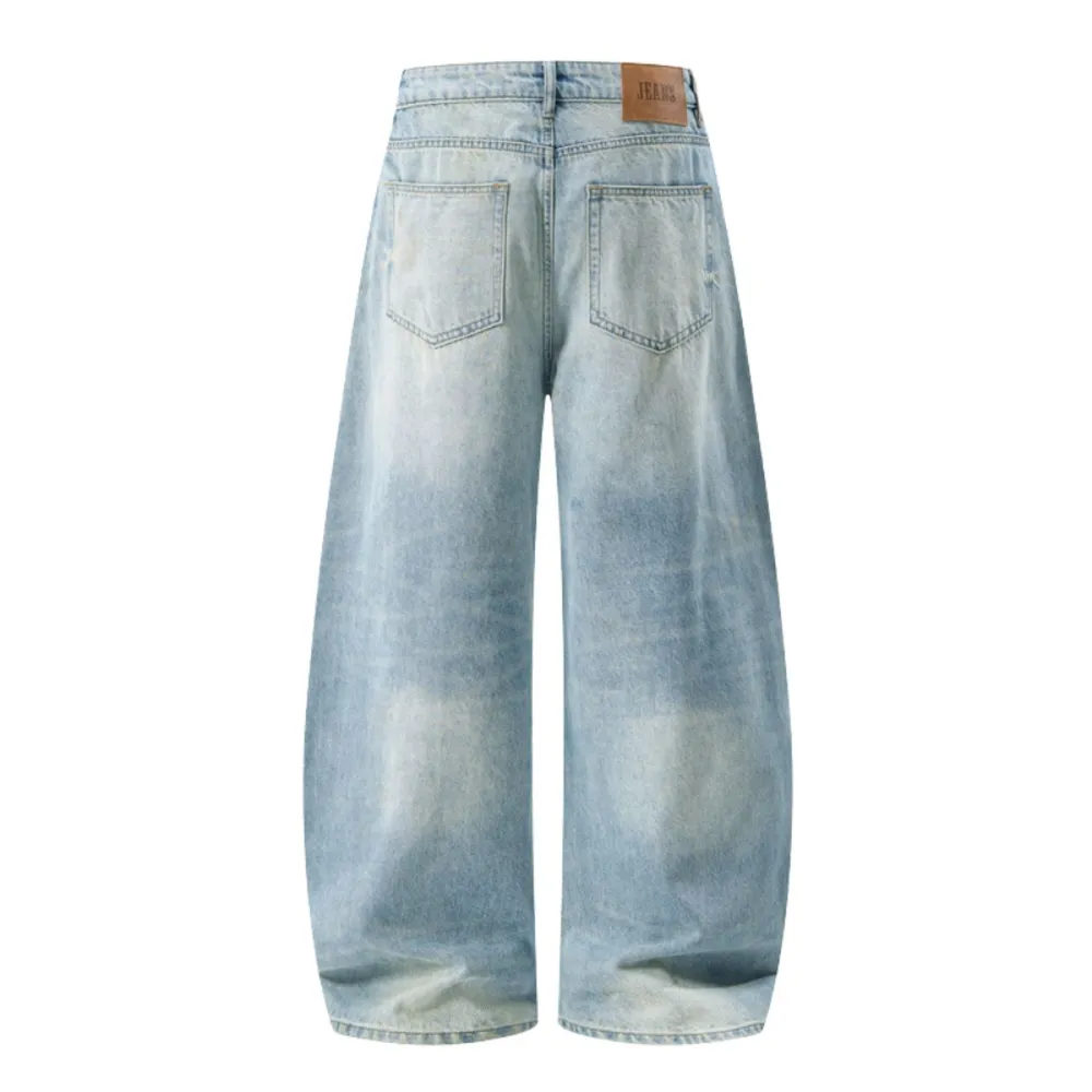 Clean Line Baggy Denim Jeans