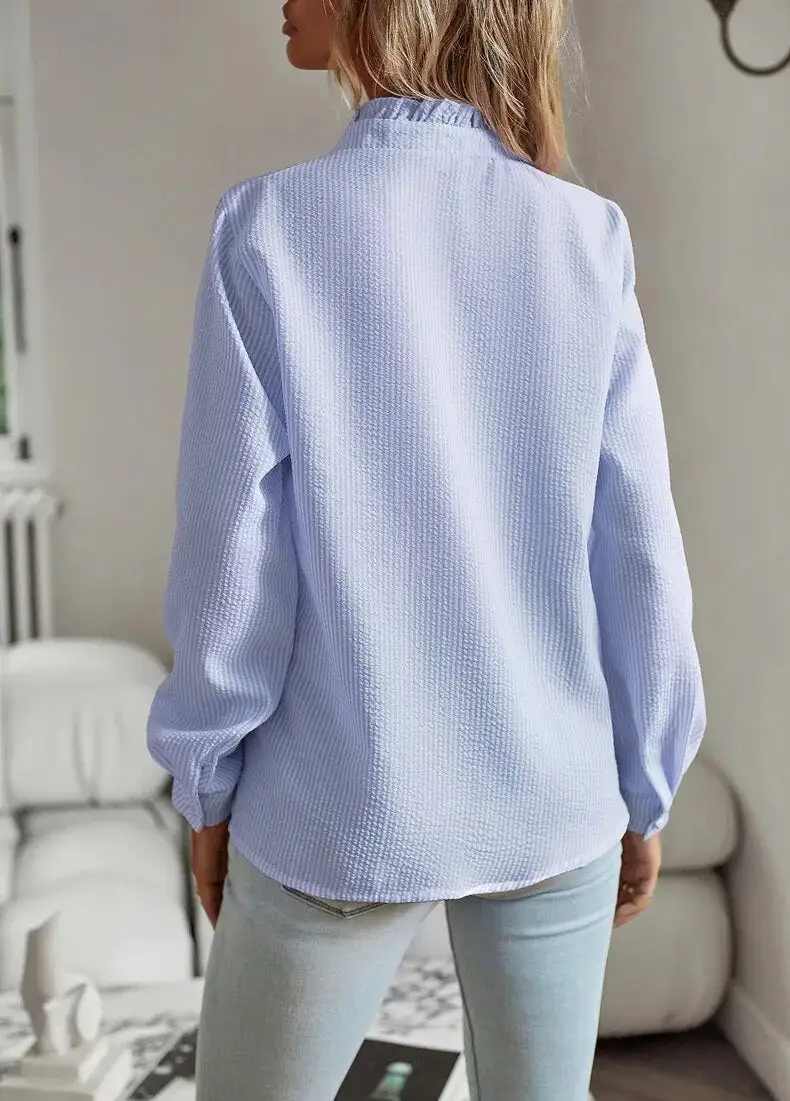 Relaxed Ruffle Shirt