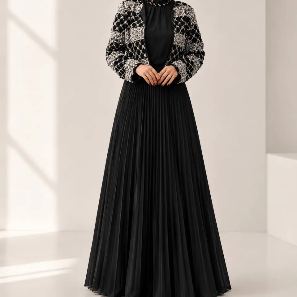 Distinctive Flowing Modest Maxi Dress
