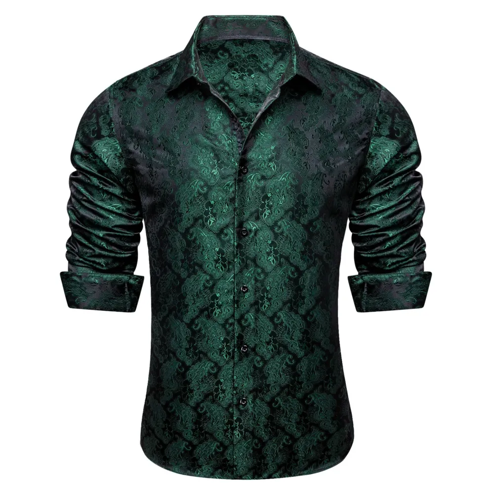 Paisley Long Sleeve Dress Shirt