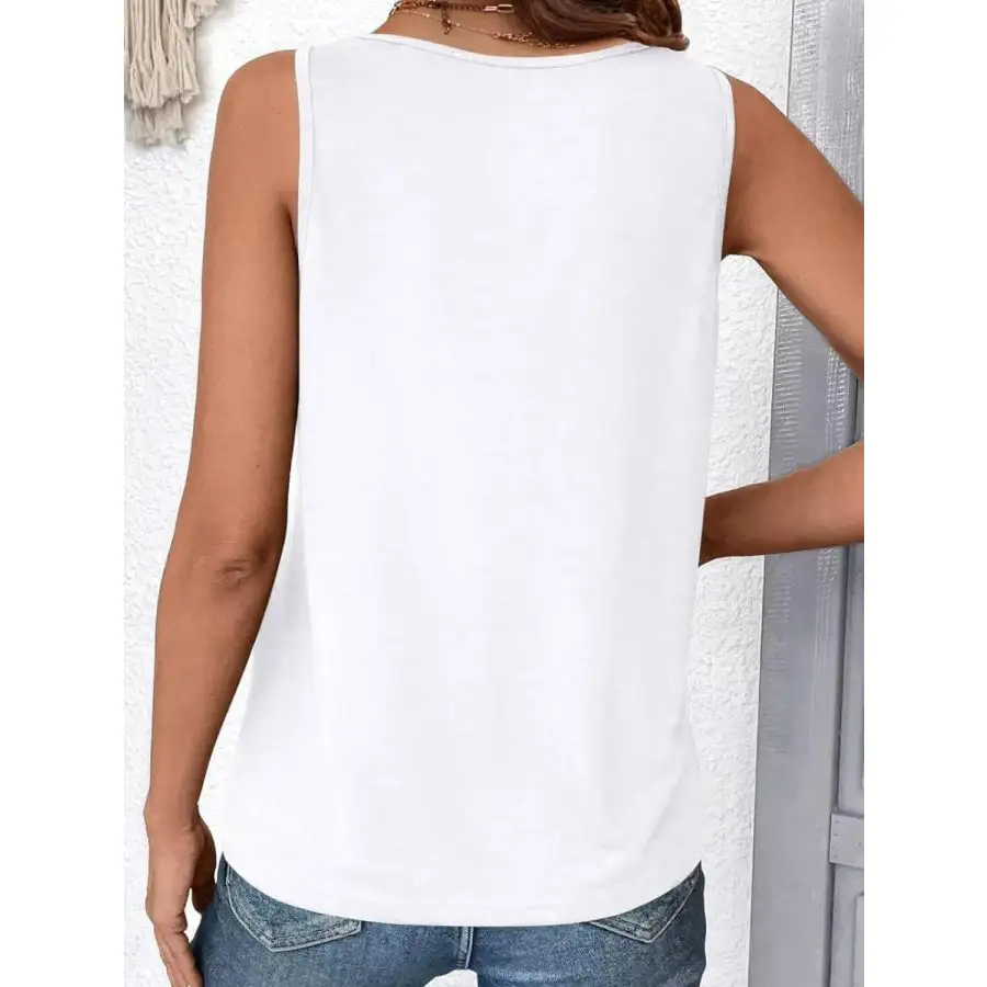 Ruched V Neck Tank