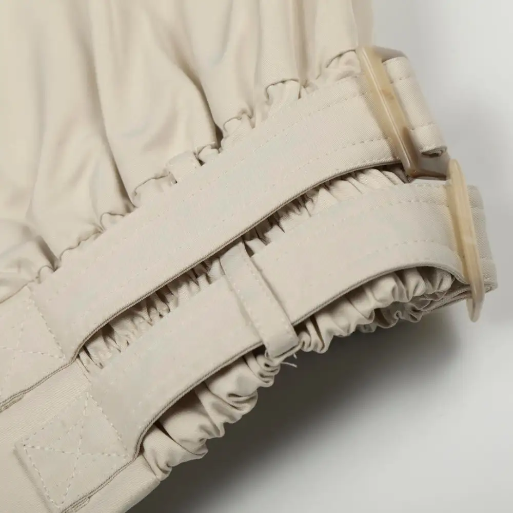 Strap Detail High Neck Jacket