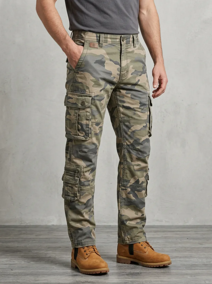 Cargo-Utility Camouflage Cargo Pants