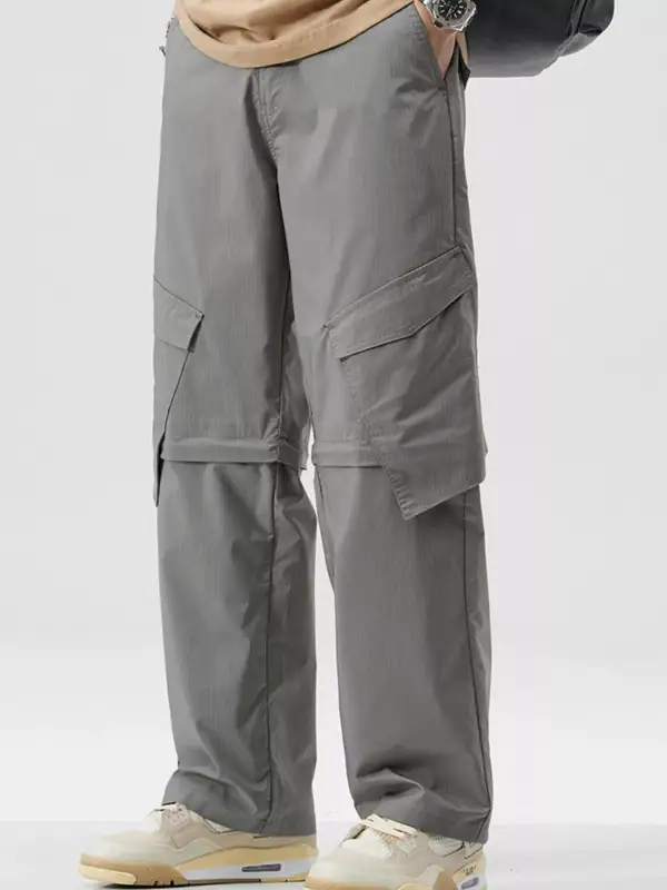 Relaxed Wide Leg Cargo Pants