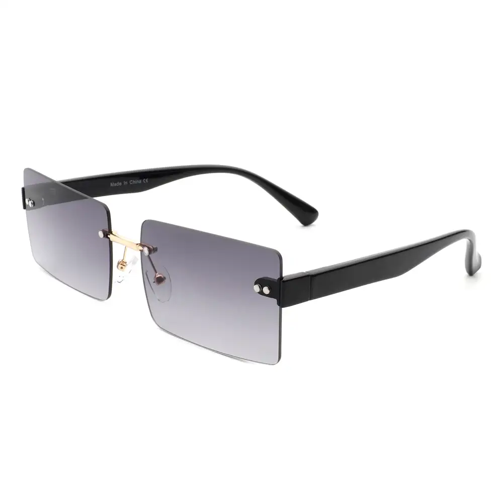 Lightweight Rectangle Square Frame Sunglasses