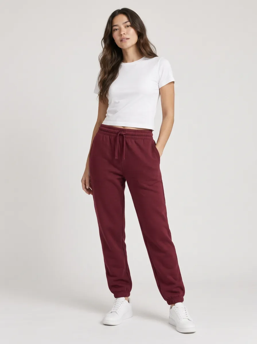 Unisex Casual Motion Drawstring Jogger Pants