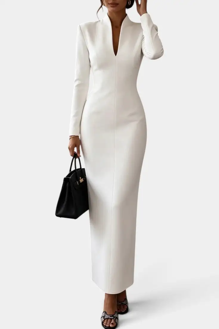 Fitted Maxi Dress