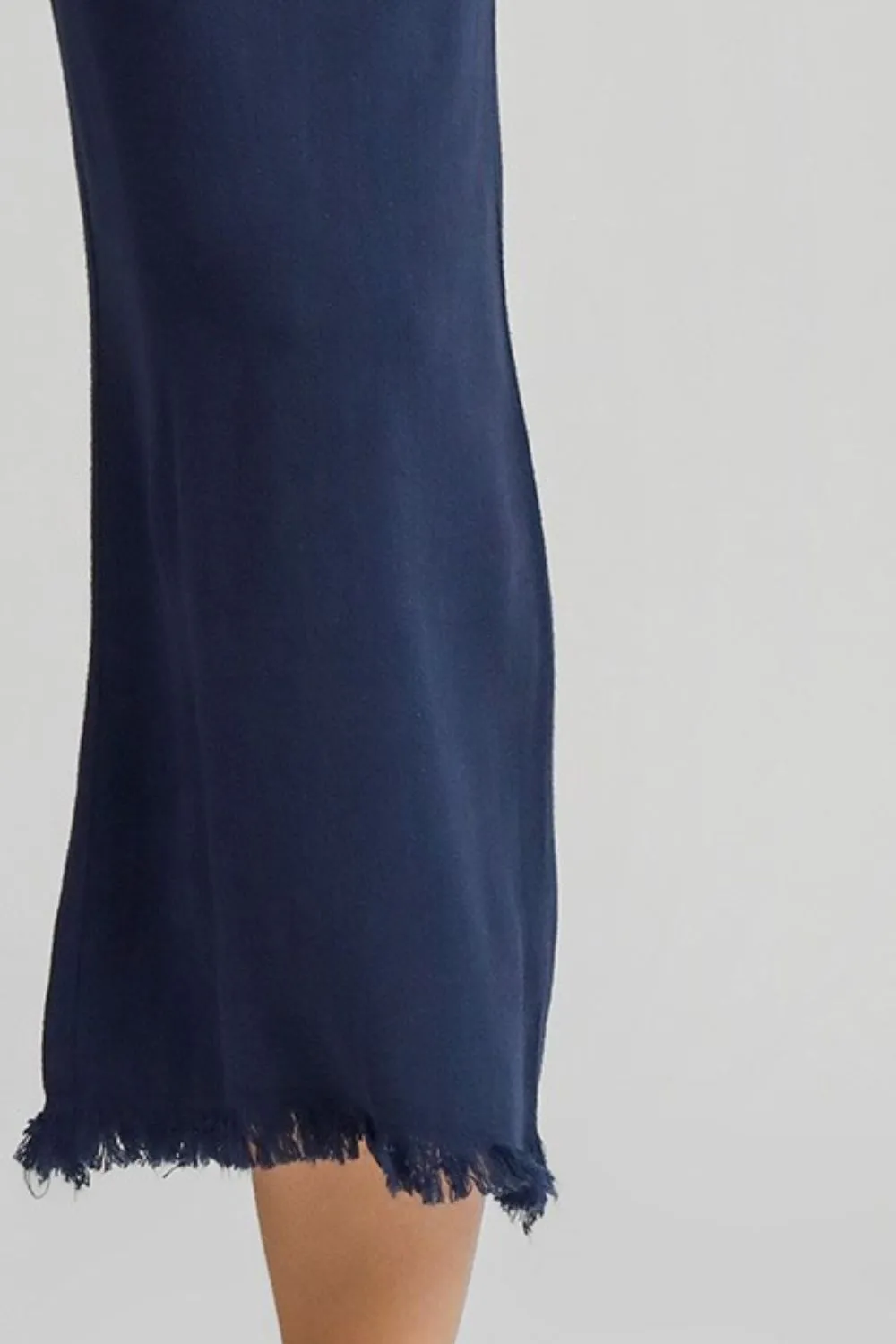 Relaxed Full Size Linen Blend Elastic Waistband Wide Leg Pants Plus Size