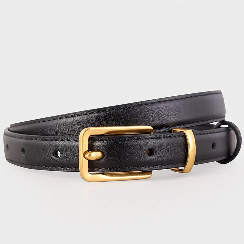 Polished Slim Profile Casual Belt