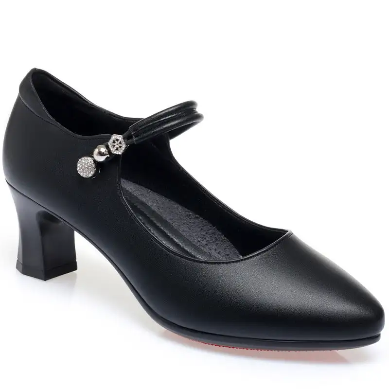 Buckle Strap Breathable Everyday High Heels
