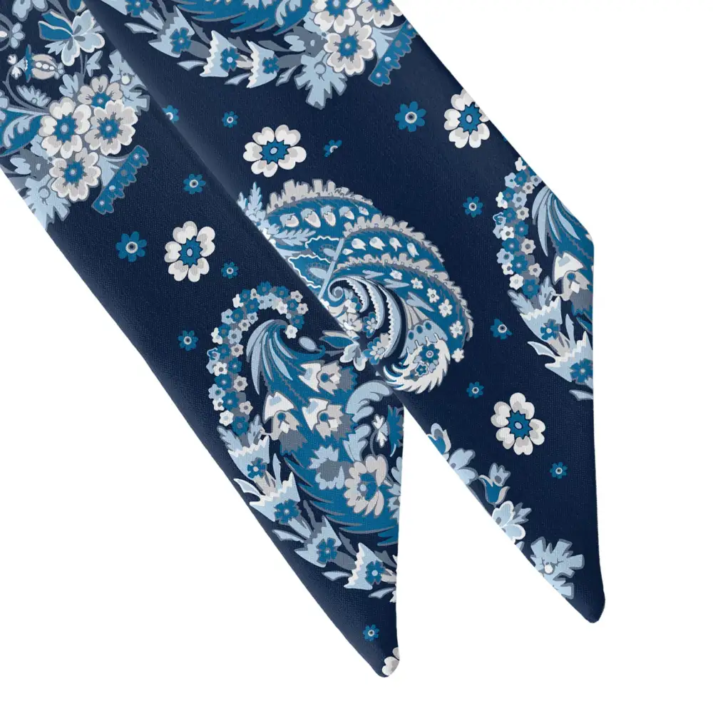 Floral Paisley Pattern Hair Scarf